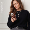 Crong Deluxe Mag Cover - Iphone 16 Pro Magsafe Case (Tortoise) - (CRGDLMIP1663PTOR)
