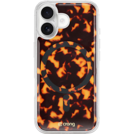 Crong Deluxe Mag Cover - Iphone 17 Magsafe Case (Tortoise) - (CRGDLMIP1761TOR)