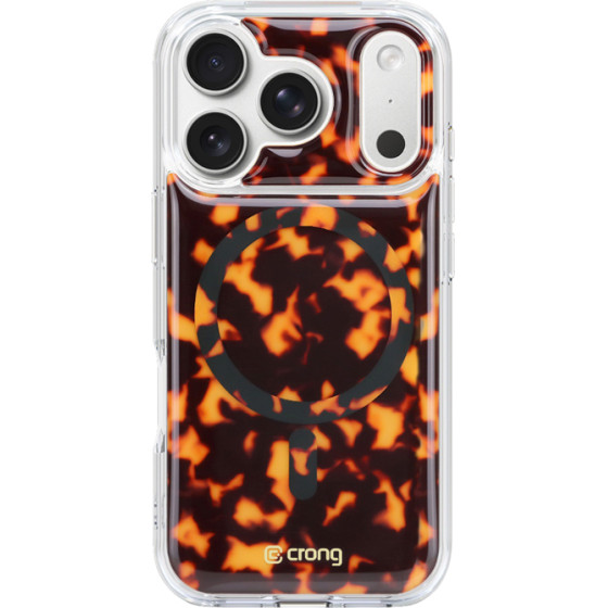 Crong Deluxe Mag Cover - Iphone 17 Pro Magsafe Case (Tortoise) - (CRGDLMIP1763PTOR)