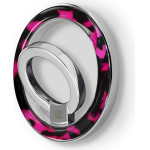 Crong Deluxe Ring Holder - Magsafe Magnetic Phone Holder (Pink Tortoise) - (CRGDLRHPTO)