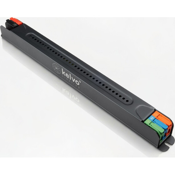 Kelvo Lighting Pulse Ultra Slim �����������/��������������� Class I Pelv 75W 3A Ac 220-240V �� Dc 24V IP20 - ���� ������� ��� - �23 x �1.9 x �2cm - 5 ������ ������� - (KLV-107-0002)