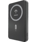 Dudao K14S Magnetic Power Bank 20W 5000mAh 1x USB-A 1x USB-C - Black - (K14S-New black)