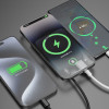 Dudao K14S Magnetic Power Bank 20W 5000mAh 1x USB-A 1x USB-C - Black - (K14S-New black)