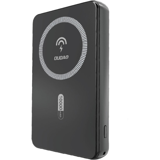 Dudao K14S Magnetic Power Bank 20W 5000mAh 1x USB-A 1x USB-C - Black - (K14S-New black)