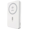 Dudao K14S Magnetic Power Bank 20W 5000mAh 1x USB-A 1x USB-C - White - (K14S-New white)