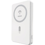 Dudao K14S Magnetic Power Bank 20W 5000mAh 1x USB-A 1x USB-C - White - (K14S-New white)