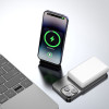 Dudao K14S Magnetic Power Bank 20W 5000mAh 1x USB-A 1x USB-C - White - (K14S-New white)