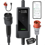 de 11kW Portable Charger With 7m Cable (App VERSION) - (deM2D11B7A)