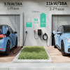 de 11kW Wallbox With 7.5m Cable (App VERSION) - (deWB11B07A)