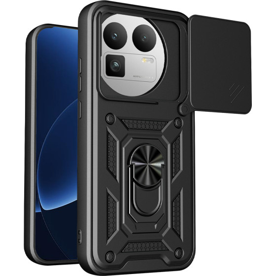Techsuit - Camshield Series [Round Camera Cutout] - Realme Gt 8 Pro - Black