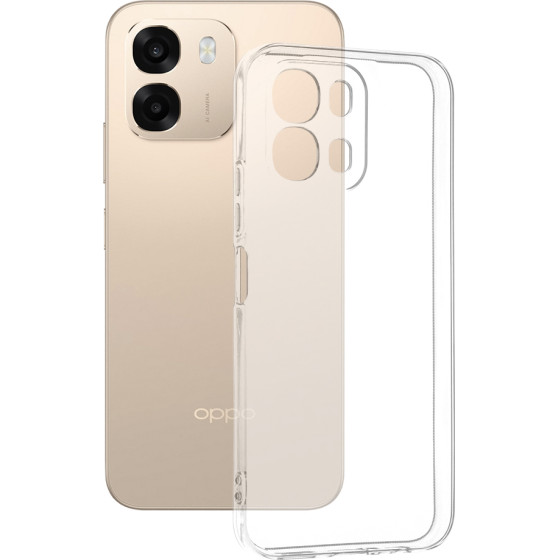 Techsuit - Clear Silicone - Oppo A6 4G - Transparent