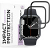 Techsuit - Nano Flex (2 pack) - Apple Watch 7 / 8 / 9 41mm - Black