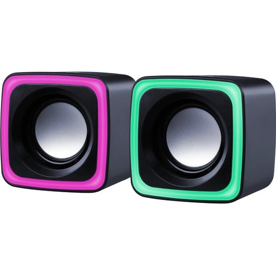 Defender Pc Speakers Solar 7 2.0 6W Led Usb - (65117)