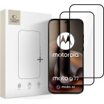 Tech-Protect Szklo Hartowane Glass FIT+ 2-Pack Motorola Moto G67 / G77 BLACK