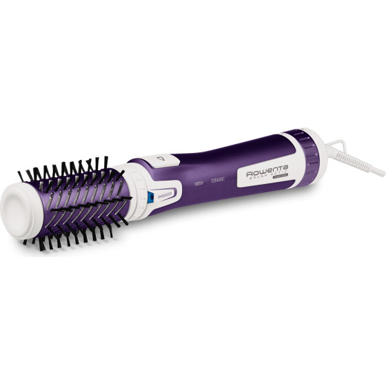 Rowenta CF9530 Hair Styling Tool Hot Air Brush Steam Purple, White 1000 W 1.8 m - (Cf 9530 Brush Active)