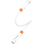 Kakusiga ������� Lightning �� USB-C KSC-1024, ���������, 30W, 480Mbps, 0.25m, ����� - (KSC-1024-LC-WH)