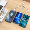 Kakusiga ������� Usb �� USB-C/Lightning/Micro Usb 5A, 1.2m, ����� - (KSC-1021)