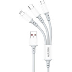 Kakusiga ������� Usb �� USB-C/Lightning/Micro Usb 5A, 480Mbps, 1.2m, ����� - (KSC-1025)