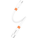 Kakusiga ������� USB-C KSC-1024, ���������, 100W, 480Mbps, 0.25m, ����� - (KSC-1024-CC-WH)