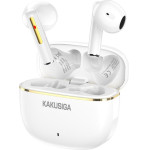 Kakusiga Earphones �� ���� �������� KSC-1482, True Wireless, 15mm, 35/300mAh, ����� - (KSC-1482-WH)