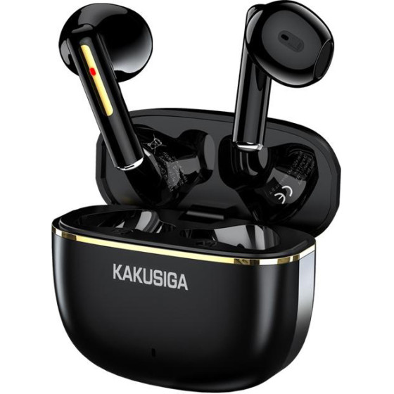 Kakusiga Earphones �� ���� �������� KSC-1482, True Wireless, 15mm, 35/300mAh, ����� - (KSC-1482-BK)