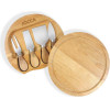 Jocca Cheese Board And Knives Set Wood - (J-5182)