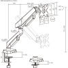 Brateck ���� �������� ������ 17-40'', ��� 12kg - (LDT114-C012)
