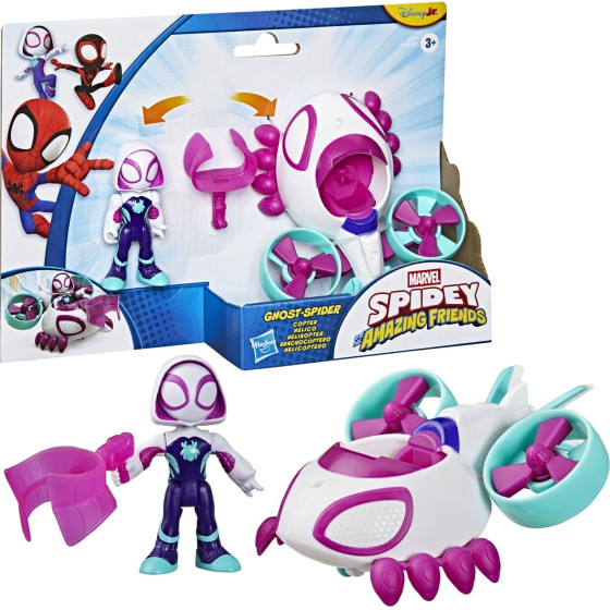 Hasbro Disney Jr Marvel: Spidey And His Amazing Friends - Ghost-Spider Copter Vehicle (G2459)