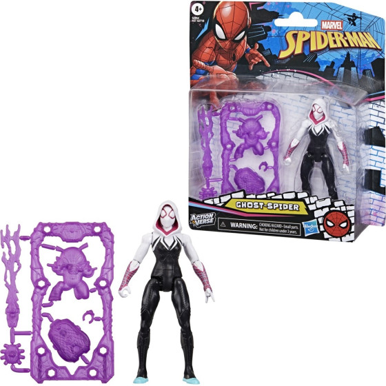 Hasbro Marvel: Action Verse Spider-Man - Ghost Spider-Man Action Figure (G2854)