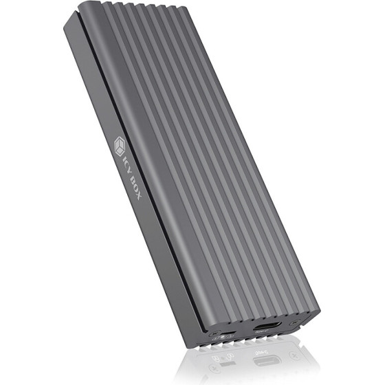 ICY BOX Externes USB-C 3.1 Gehause fur M.2 NVMe SSD Aluminium - (IB-1817M-C31)