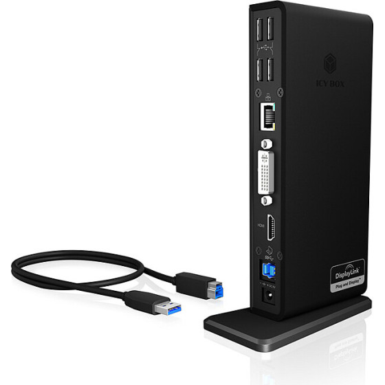 ICY BOX USB 3.0 11-in-1 DockingStation - (IB-DK2241AC)