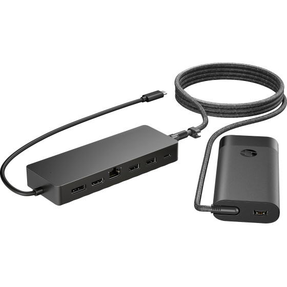 HP D universal USB-C multiport HUB/Laptop Charger - (9H0H9AA#ABB)