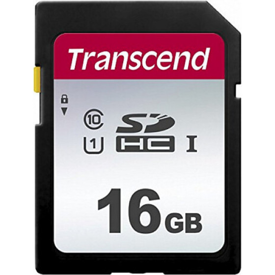 Transcend CARD 16GB 300S SDHC 95MB/s - (TS16GSDC300S)