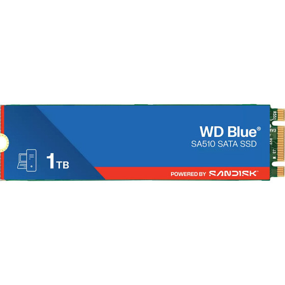 Western Digital M.2 1TB WD Blue SA510 - (WDS100T3B0B-00AXS0)