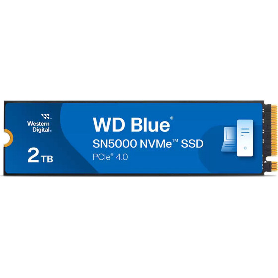 Western Digital M.2 2TB WD Blue SN5000 NVMe PCIe 4.0 x 4 - (WDS200T4B0E-00CNZ0)