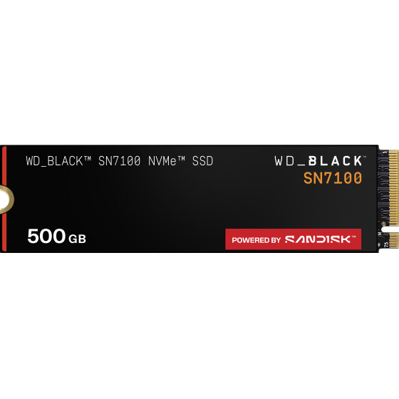 Western Digital M.2 500GB WD Black SN7100 NVMe PCIe 4.0 x 4 - (WDS500G4X0E-00CJA0)
