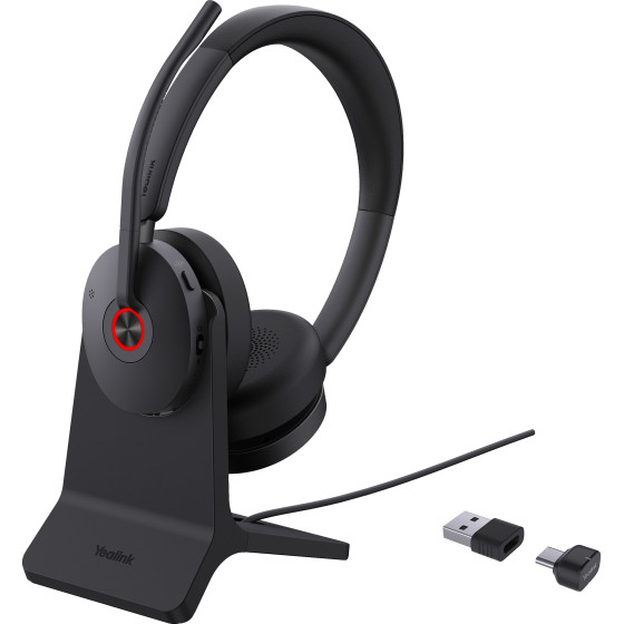 Yealink Bluetooth Headset BH74 with Stand UC USB-C/A - (1208684)