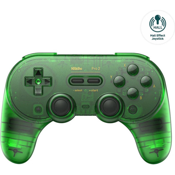 8BitDo Pro 2 Bluetooth Controller Nintendo Switch/PC/MAC/Android/Raspberry Special Edition Jade Green - (05032)