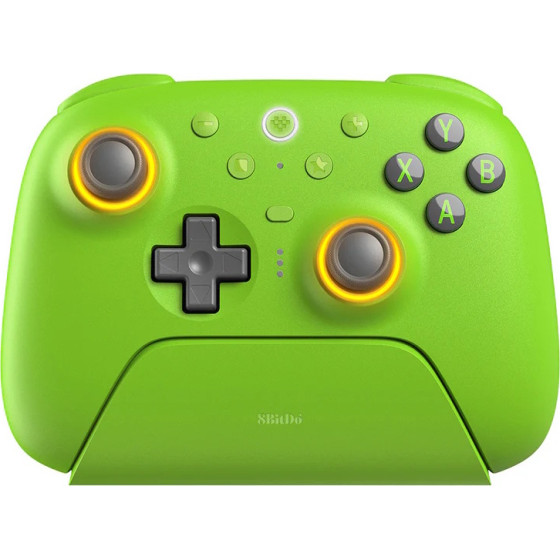 8BitDo Ultimate 2 Wireless �� Charging Dock �������� Gamepad ��� Windows / Android (Xbox Layout) Green - (05018)