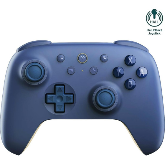8BitDo Ultimate 2C Bluetooth Controller ��� Switch (Hall Effect ������/������ Rumble/Turbo) Dark Blue - (04973)