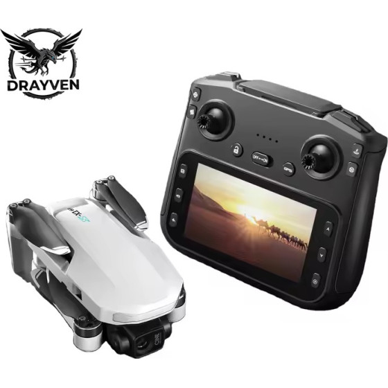 Drayven S-X1 - GPS 4K Drone �� 3-Axis Gimbal, 5G Transmission & Follow Mode (����� 5.6?/�������� ���������/EIS) ����� - (04946)