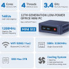 BEELINK mini PC Mini S12, Intel N95, 12GB, 512GB M.2, Windows 11 Pro - (MINIS12-N95-12512)