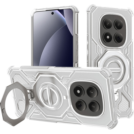 Techsuit - Carbon Shield PRO - Xiaomi Redmi Note 15 Pro 4G - White Transparent