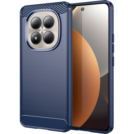 Techsuit - Carbon Silicone - Xiaomi Redmi Note 15 Pro 4G - Blue