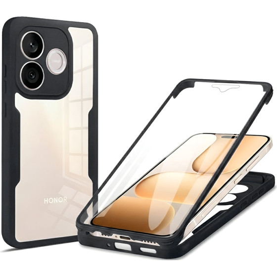 Techsuit - ColorVerse 360 Series + Screen Protector - Honor 600 Lite - Black