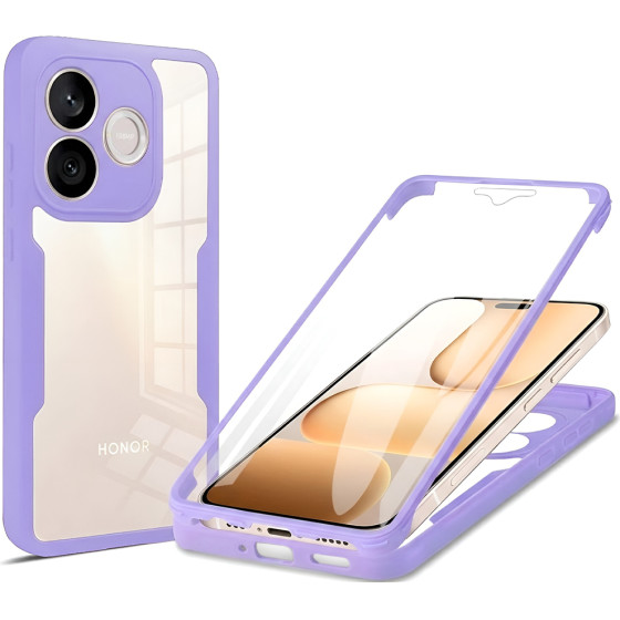Techsuit - ColorVerse 360 Series + Screen Protector - Honor 600 Lite - Purple