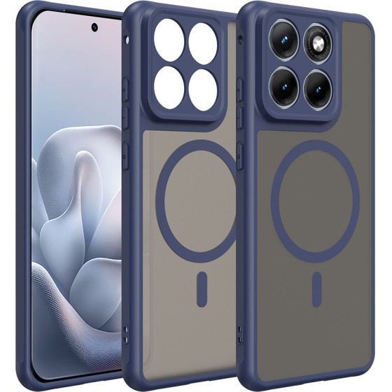 Techsuit - HaloFrost II MagSafe - Motorola Edge 70 Fusion - Navy Blue
