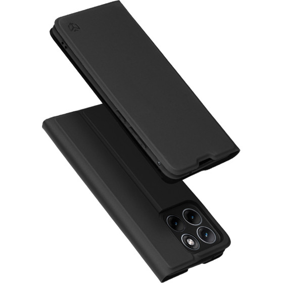 Techsuit - Magskin Book - Motorola Edge 70 Fusion - Black