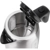 Adler electric kettle 1 L 1200 W Black, Hazelnut, Stainless steel - (AD 1273)