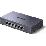 Ugreen Switch 6-Port 1Gb/s Ethernet Switch with PoE - Gray - (Ugreen-35371EU)